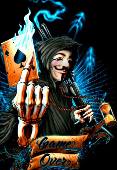hình ảnh hacker, Anonymous thách thức
