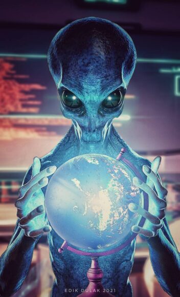 hình ảnh người ngoài hành tinh xâm chiếm trái đất