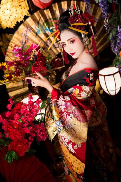 hình ảnh nhật bản geisha