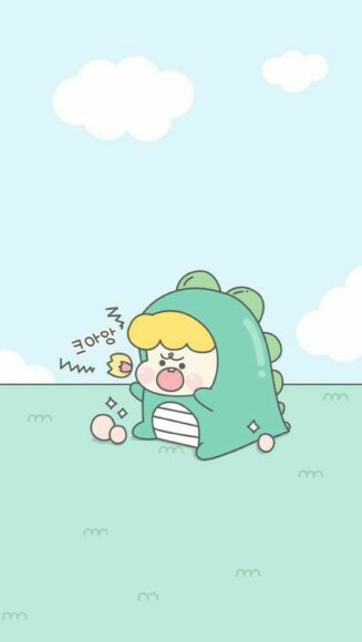 hình nền Khủng Long cute dễ thương đẹp nhất