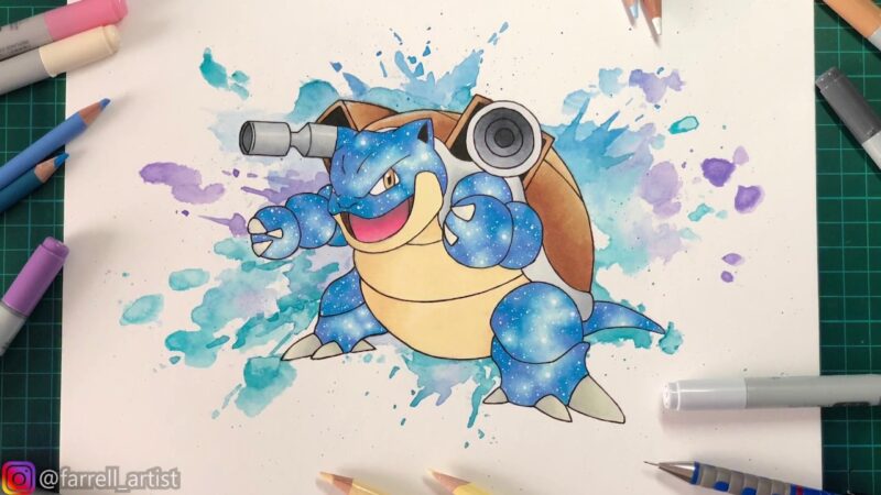hình vẽ Pokemon hệ thủy đẹp nhất