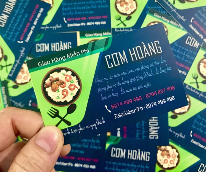 mẫu card visit cho giao hàng