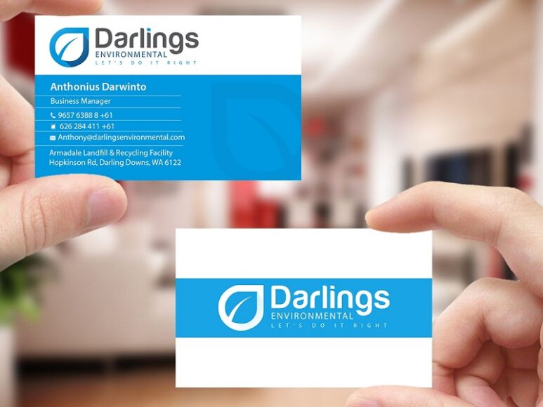 mẫu card visit ngành môi trường