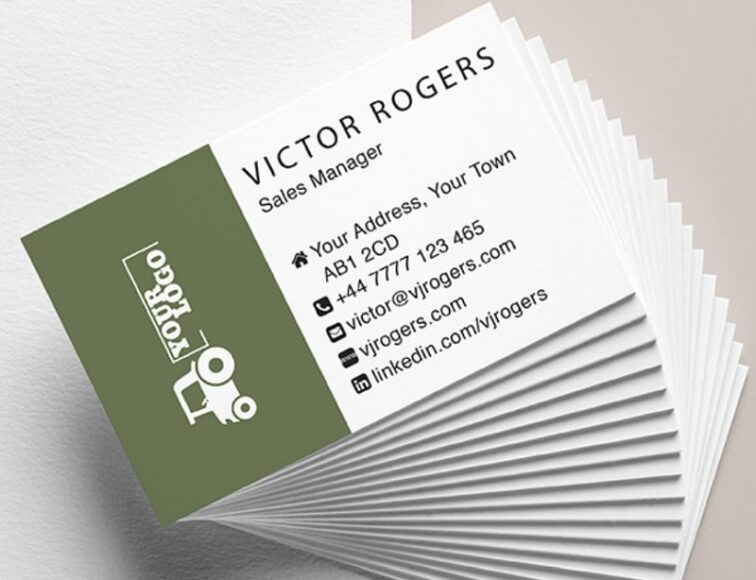 mẫu card visit nhân viên kinh doanh