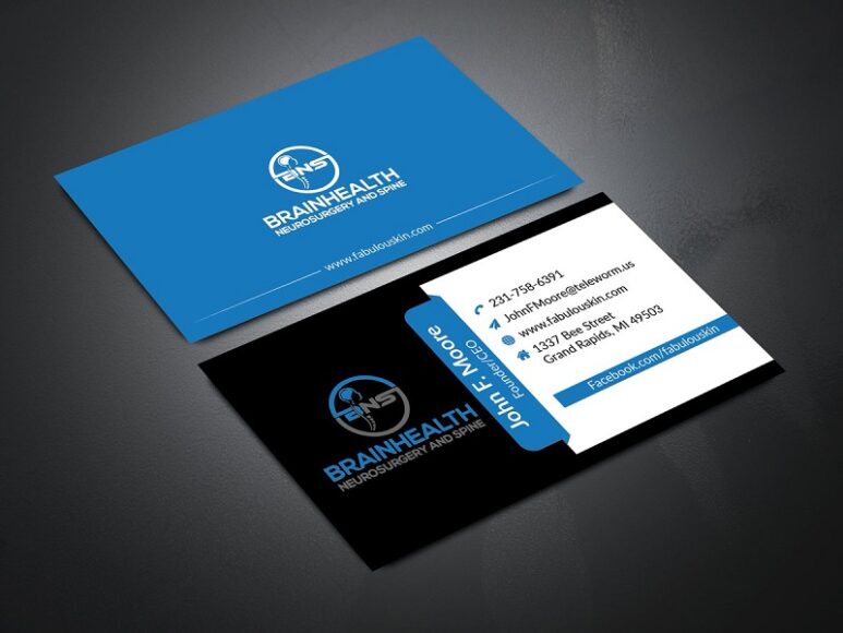 mẫu card visit nhân viên y tế