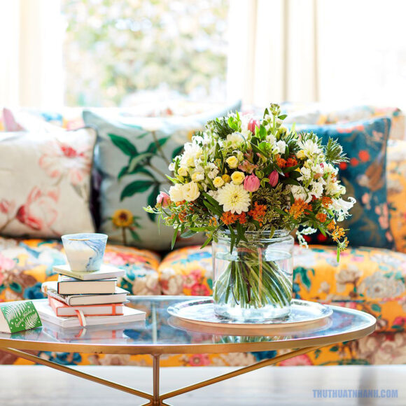 mẫu hoa để bàn đẹp nhất