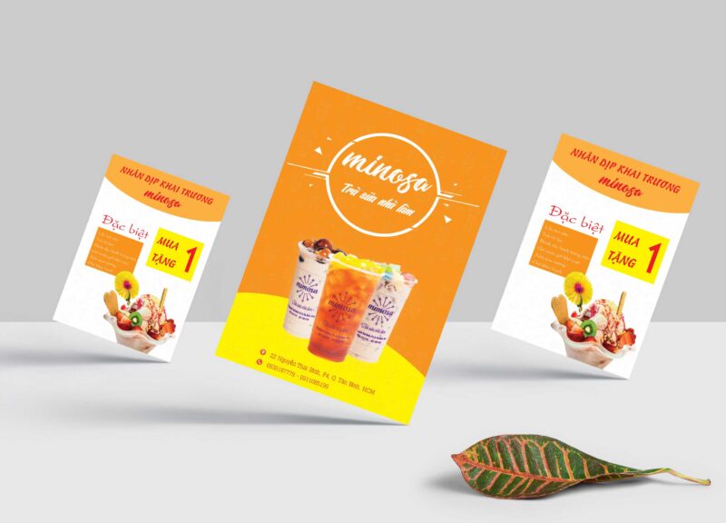 mẫu tờ rơi đẹp bắt mắt