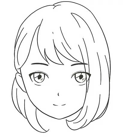 How to draw long hair and short hair anime  YouTube