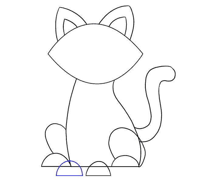 Cách vẽ mèo chi tiết