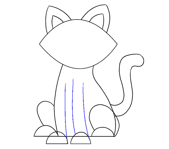 Cách vẽ mèo đẹp