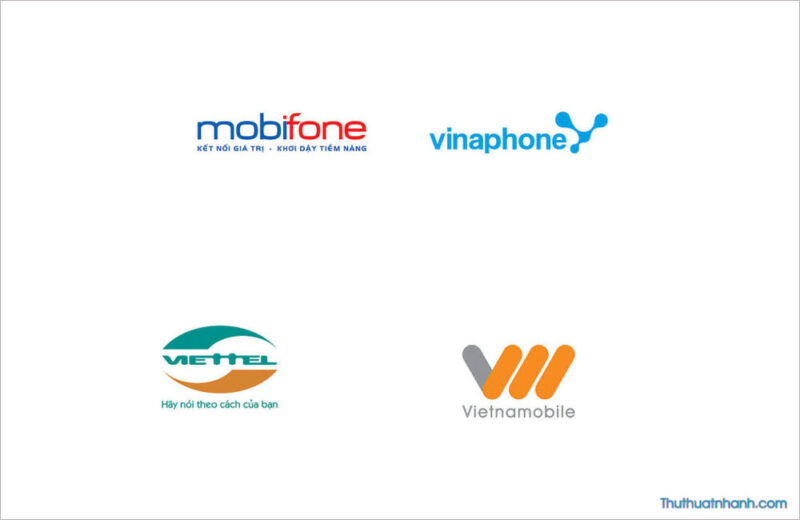 Hình ảnh logo viettel, mobifone, vinaphone, vietnamobile đẹp nhất