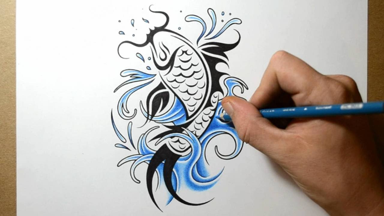 Hình Vẽ Cá Chép Cách Vẽ Cá Chép Đẹp Dễ Như Xơi Bánh