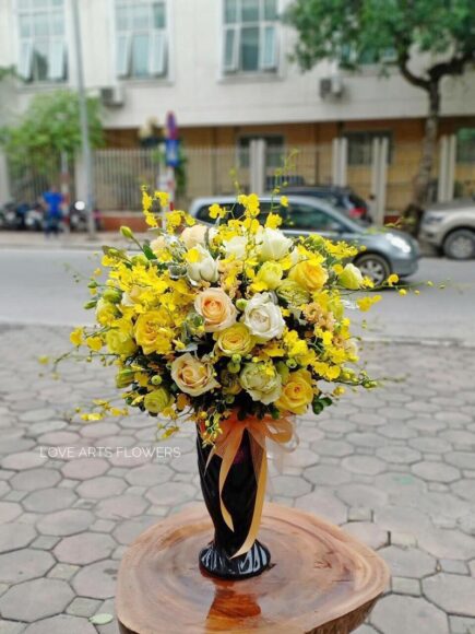 Mẫu hoa để bàn