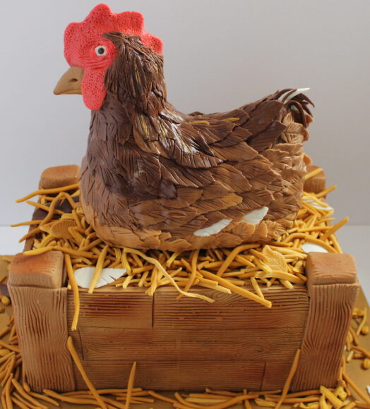 bánh sinh nhật con gà cho người tuổi Dậu chân thực