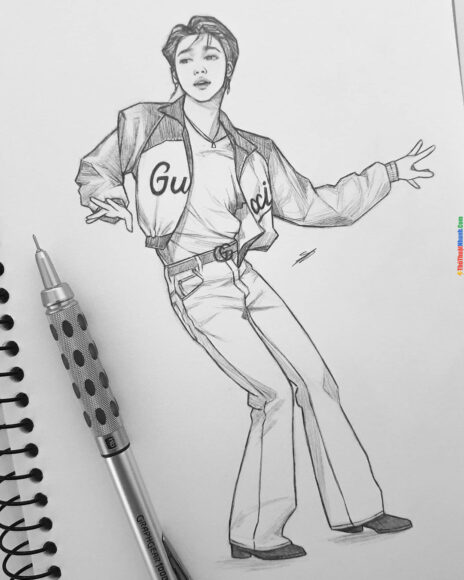 Cách vẽ con người cá tính bằng bút chì