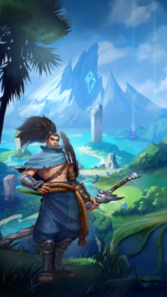 hình nền liên minh tốc chiến yasuo