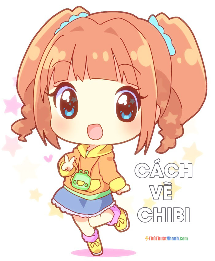 55+ Hình Vẽ, Cách Vẽ Chibi Siêu CUTE, Dễ Thương, Đơn Giản