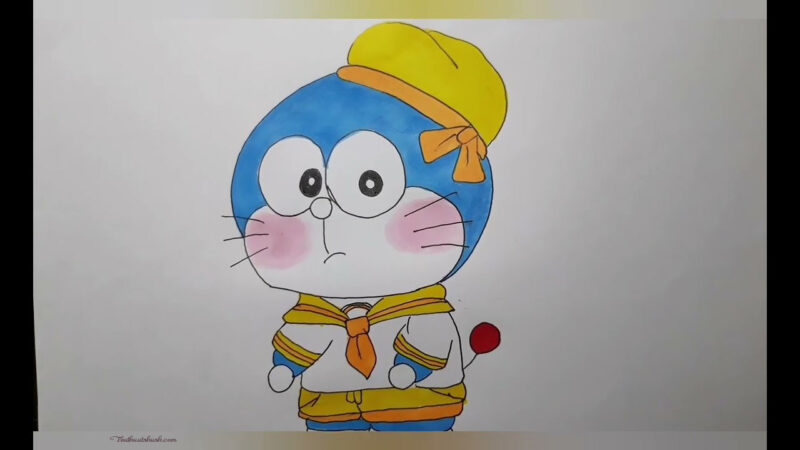 Hình vẽ Doraemon đơn giản