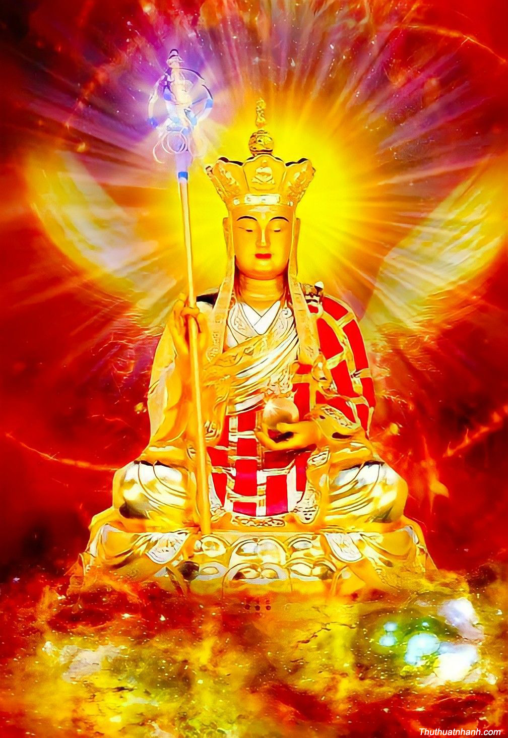 100 Địa Tạng Bồ Tát  Địa Tạng Vương Bồ Tát  Buddha ý tưởng  tất vuông  bơ
