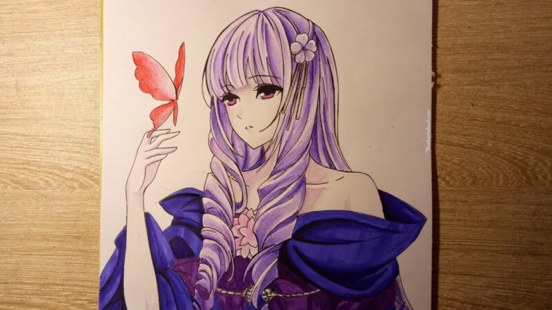 Vẽ anime ngầu buồn