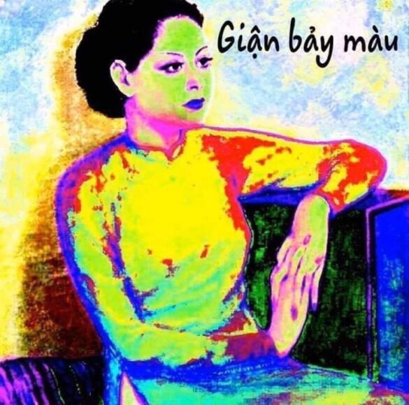hình ảnh giận bay màu khi tức giận