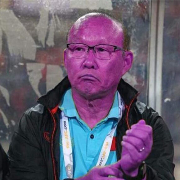 hình ảnh giận tím người của huấn luyện viên Park