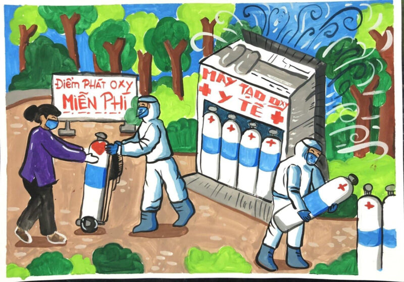vẽ tranh về đề tài vững tin Việt Nam ấn tượng nhất