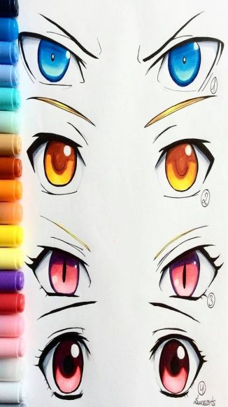 Cách vẽ mắt anime giống nhất