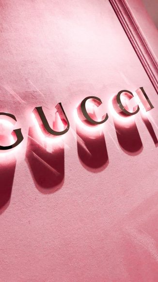 Hình ảnh Gucci màu hồng