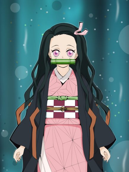 Hình ảnh Nezuko siêu đáng yêu