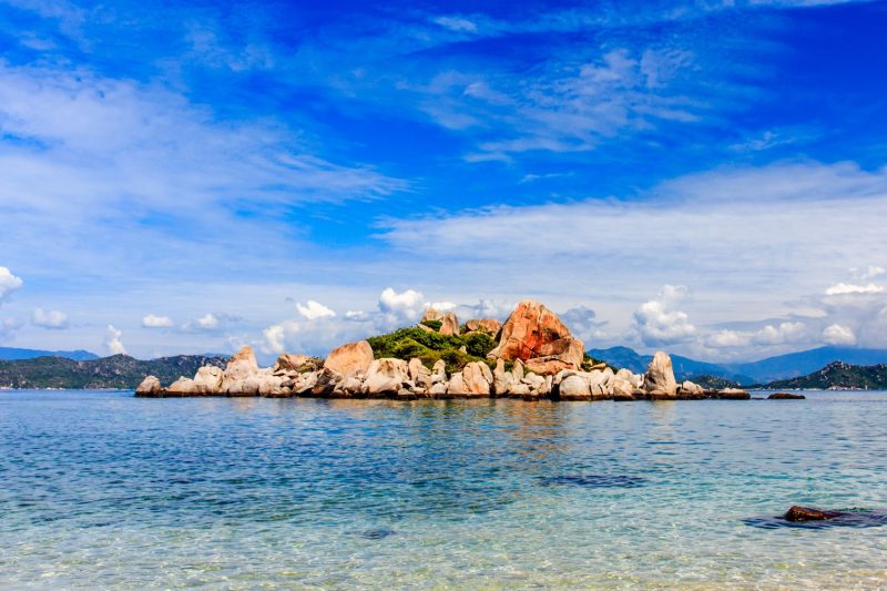 Hình ảnh đảo Bình Ba đẹp trong xanh