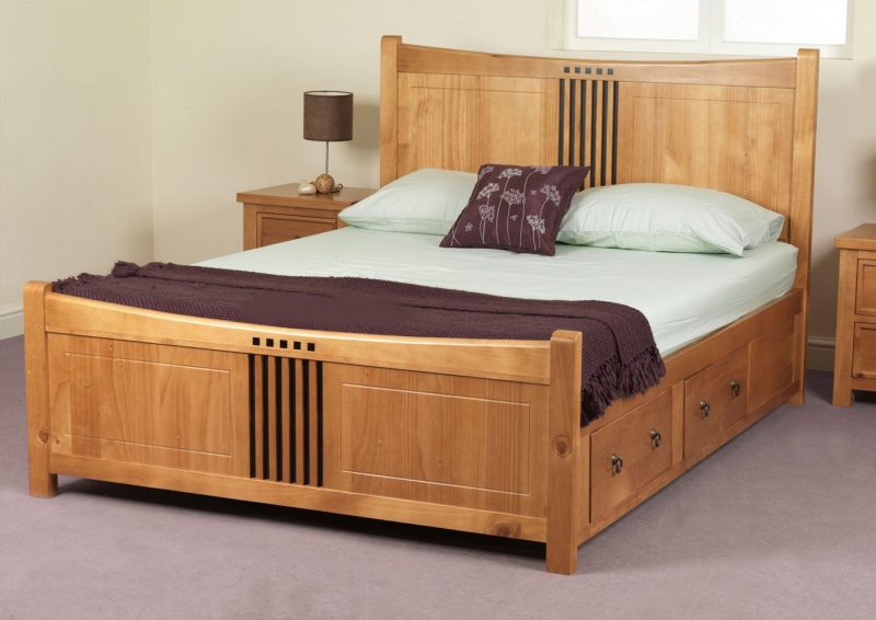 Hình ảnh giường ngủ gỗ