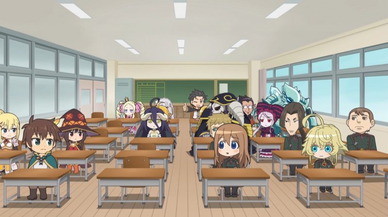 Hình ảnh lớp học chibi anime