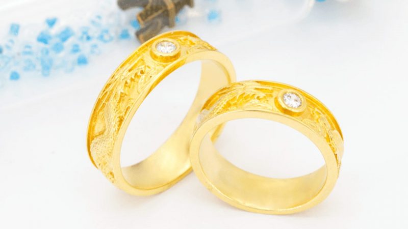 Hình ảnh nhẫn cưới độc đáo