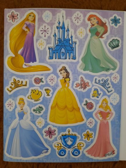 Hình dán sticker công chúa bé