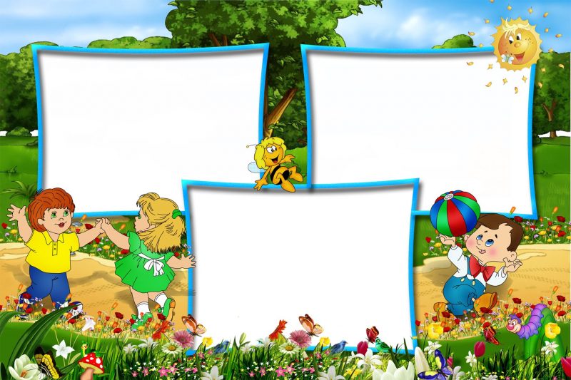 Hình nền mầm non thu hút mắt nhìn của trẻ