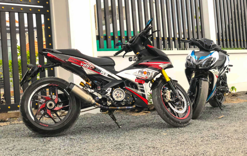 Hình ảnh Winner X độ bánh to