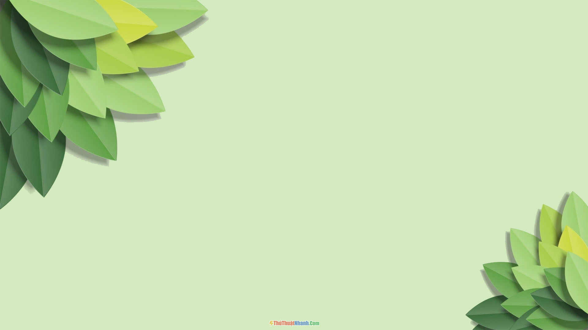 Hình nền Powerpoint màu xanh lá cây đẹp nhất 2022