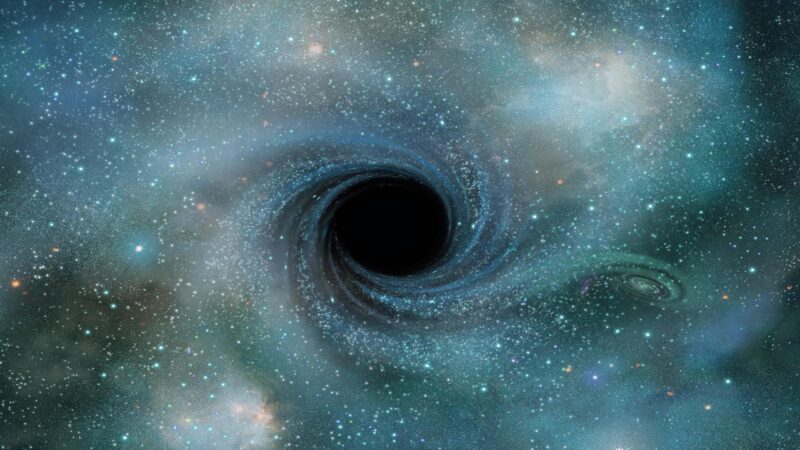background vũ trụ tại hố đen