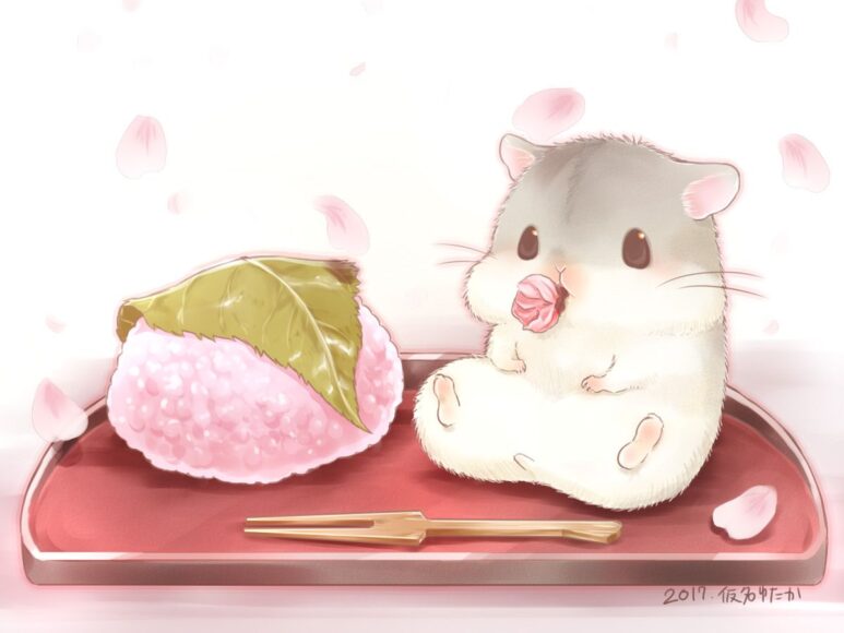 hình ảnh chuột Hamster vẽ cute dễ thương