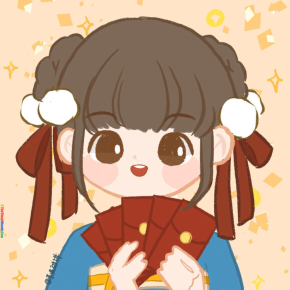 Avatar Tết anime cute