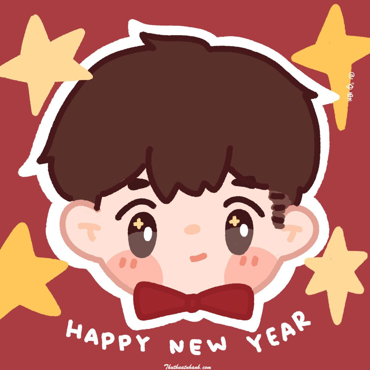 Premium Vector  Avatar of mouse happy chinese new year