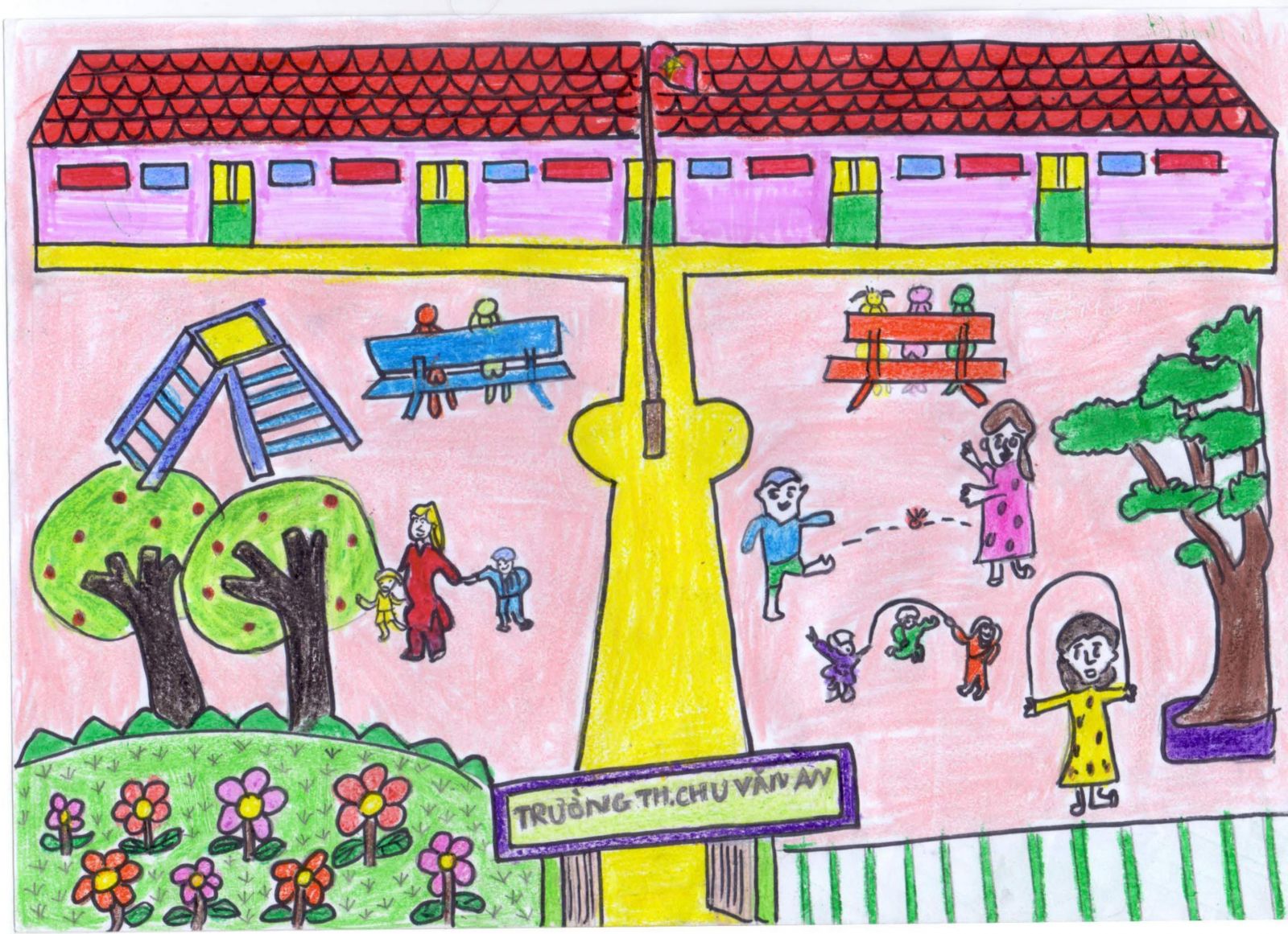 Vẽ Tranh Đề Tài  Giờ Lao Động Ở Trường Vì Một Ngôi Trường Xanh Sạch Đẹp   YouTube