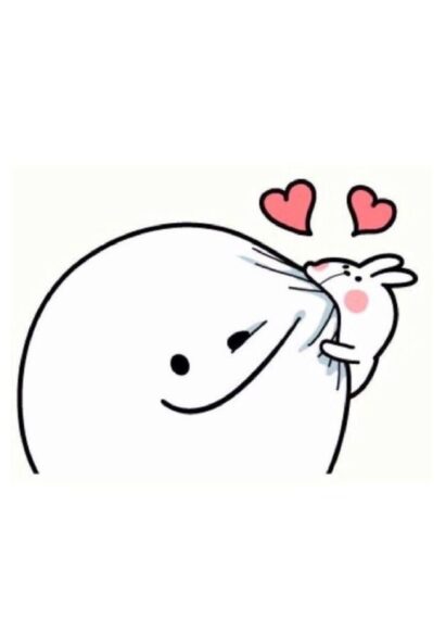 hình ảnh cute cắn má đơn giản