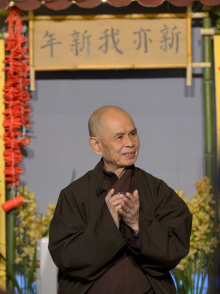 hình ảnh sư ông làng mai Thích Nhất Hạnh