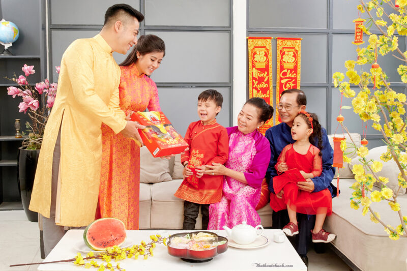 Hình ảnh Tết gia đình