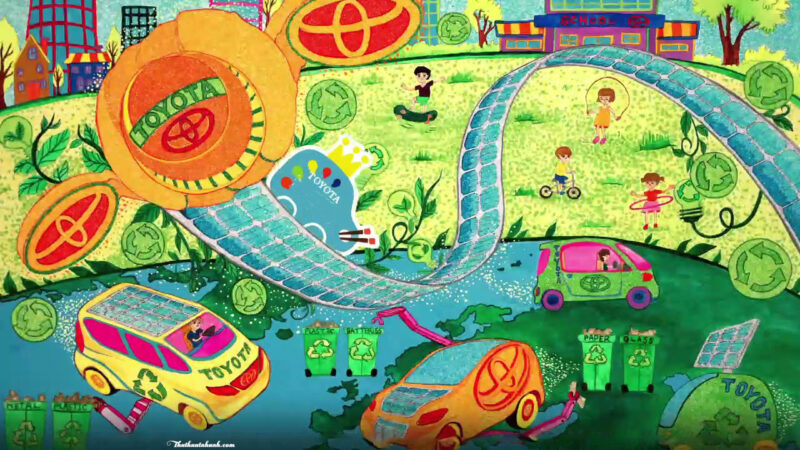 Vẽ tranh thế giới tương lai tươi đẹp