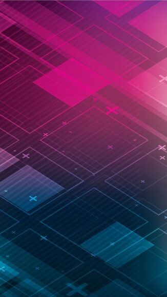 Ảnh nền tuyệt đẹp cho điện thoại màn hình dài hồng xanh