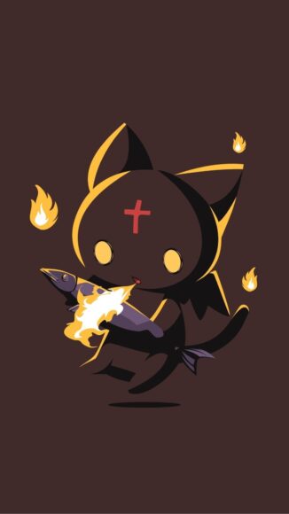 Ảnh nền tuyệt đẹp cho điện thoại màn hình dài mèo con