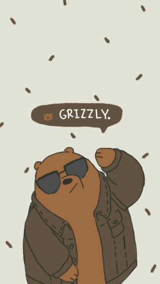 Hình nền We Bare Bear ngầu